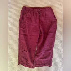 Athleta Maroon Relaxed Pants